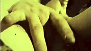 vintage hairy mature milf indulges in retro porn world of natural big tits action