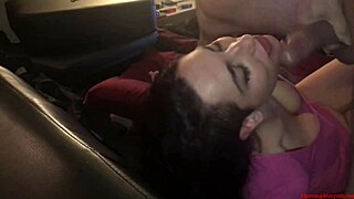 Her natural boobs take swallowing facials eagerly