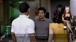 ms denvers hosts episode 53 in teacher cosplay with stockings and corset.