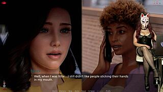 ms denvers hosts episode 53 in teacher cosplay with stockings and corset.