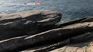 incredible trip turns into public play in ilha bela's ripped clothes adventure