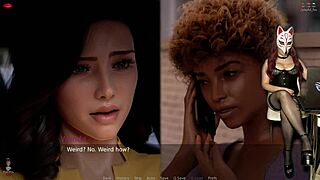 ms denvers hosts episode 53 in teacher cosplay with stockings and corset.