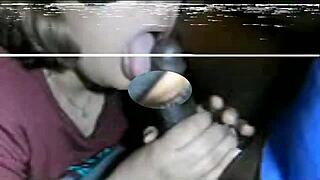 retro latina milf deepthroats massive black cock