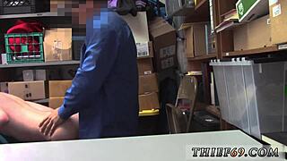 skinny brunette suspect craves first anal police intrigue