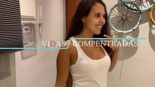 Hey Michelle, your huge tits and ass in first porn casting? Fuck yeah, outdoors with that Mexican fire!