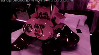 Roblox whore slut bounces cowgirl on monster cock in condo ride