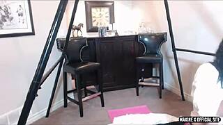 Hey Maxine, spread that bubble ass wide for dildo fuck on webcam!