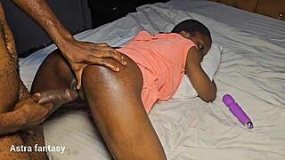 petite ebony vera bends over rides cowgirl doggystyle missionary takes cum on ass with toys 🔥🍑💦