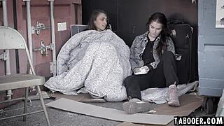 evelyn claire's fingering help turns into gia derza's taboo pussy lick and tribbing