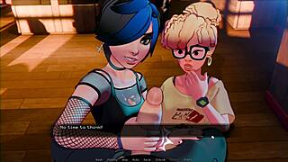 first time groping a giant cock in hentai casting game ep 2