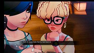 first time groping a giant cock in hentai casting game ep 2