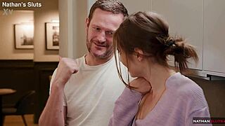 French Skinny Starlet Alba Lala Craves Hard Butthole Pounding