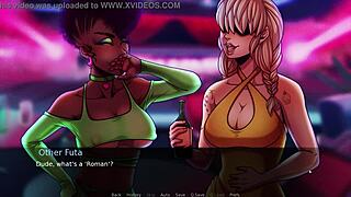 rough futanari anal creampie threesome pub