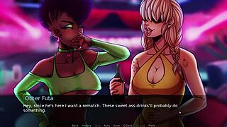 rough futanari anal creampie threesome pub