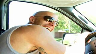 Angelina Valentine flaunts perfect big natural tits in wild cowgirl ride!