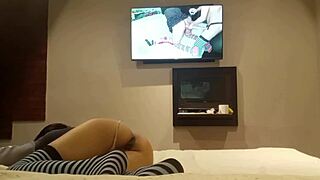 Friend Roleplays Prostitute Sticking Cock in Big Ass Latina