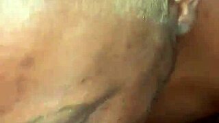 Ebony milf slurps sloppy cum from massive black cock deepthroat