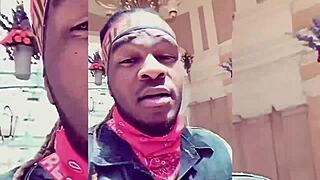 Daddy creampies my wet pussy watching friends' ebony booties jiggle 🍑💦