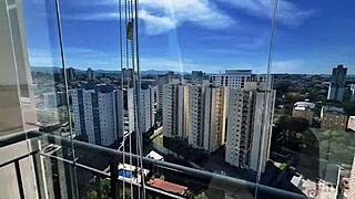 brazilian tattooed teen begs for dick pics on her pretty face closeup