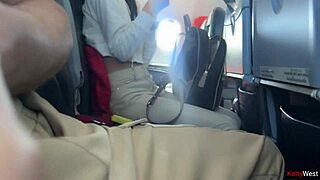 public airplane cock flash erupts in two-minute explosive orgasm cumshot