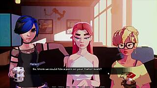 Goth hentai babe yanks my huge cock for porn gig