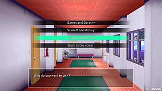 in the hentai tutor game she takes DOUBLE PENETRATION and RIDES big cock wildly part 53