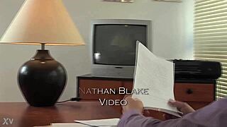 another office day turns into sneaky desk fuck session