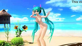 hatsune miku cocoa nude mod reveals goddess big tits and ass fully