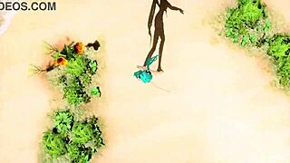 hatsune miku cocoa nude mod reveals goddess big tits and ass fully