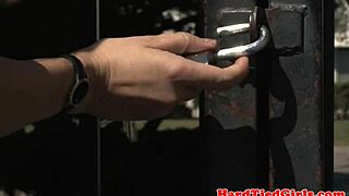 bdsm sub's g-string exposed tied whipped by dominant maledom