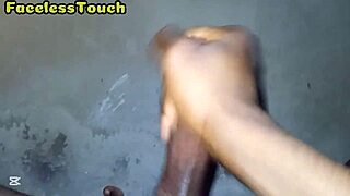 teasing glimpse of oiled skinny legs and monster cock joi