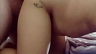 Sexy Asian Maid Bent Over Doggystyle Cum Filled