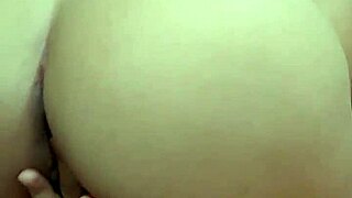 Nick's tiny pussy triggers wild doggy orgasm thrill