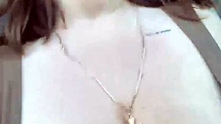 Huge Boobs Slut Fingers Herself on Webcam