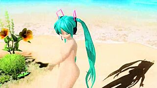 hatsune miku cocoa nude mod reveals goddess big tits and ass fully