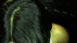 Curvy Tattooed Babe Sucks Cock Gloryhole Closeup