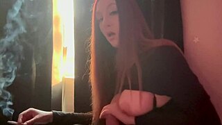 oh god, artemisia's dildo fucks me deep while i smoke craving more