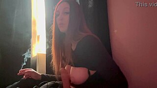 oh god, artemisia's dildo fucks me deep while i smoke craving more