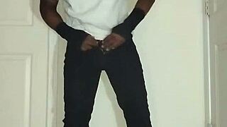 Clothed Jeans Wrestling JOI with Restrictive Wristbands