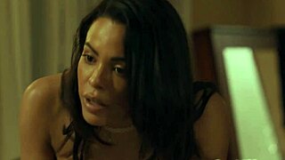 Lesbian babe passionately licks assistant's wet pussy