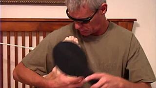 Bound Milf Sucks Toes