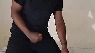 Jeans-Clad Solo Teen Orgasms Fast with Slow Cum Overflow