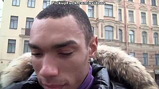 Intense Public Pickup of Hot Secretary in Raw Reality Fuck