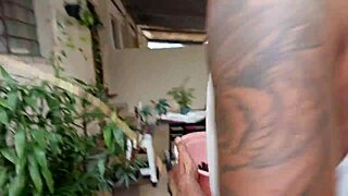 Neighbor's massive BBC anal pounds her shocked ass!
