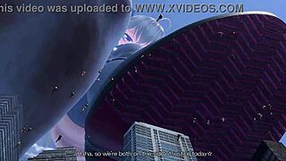 im so huge with giantess friend crushing city