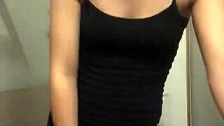 sexy petite teen teases tender ass in spandex