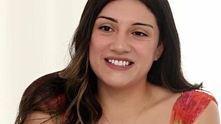 How many orgasms can this latina take on the sofa?