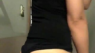 sexy petite teen teases tender ass in spandex