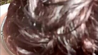 Bound French Housewife Spanked Outdoor in Forest