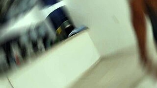 Sexy gym latina's big ass gets fucked hard at my place